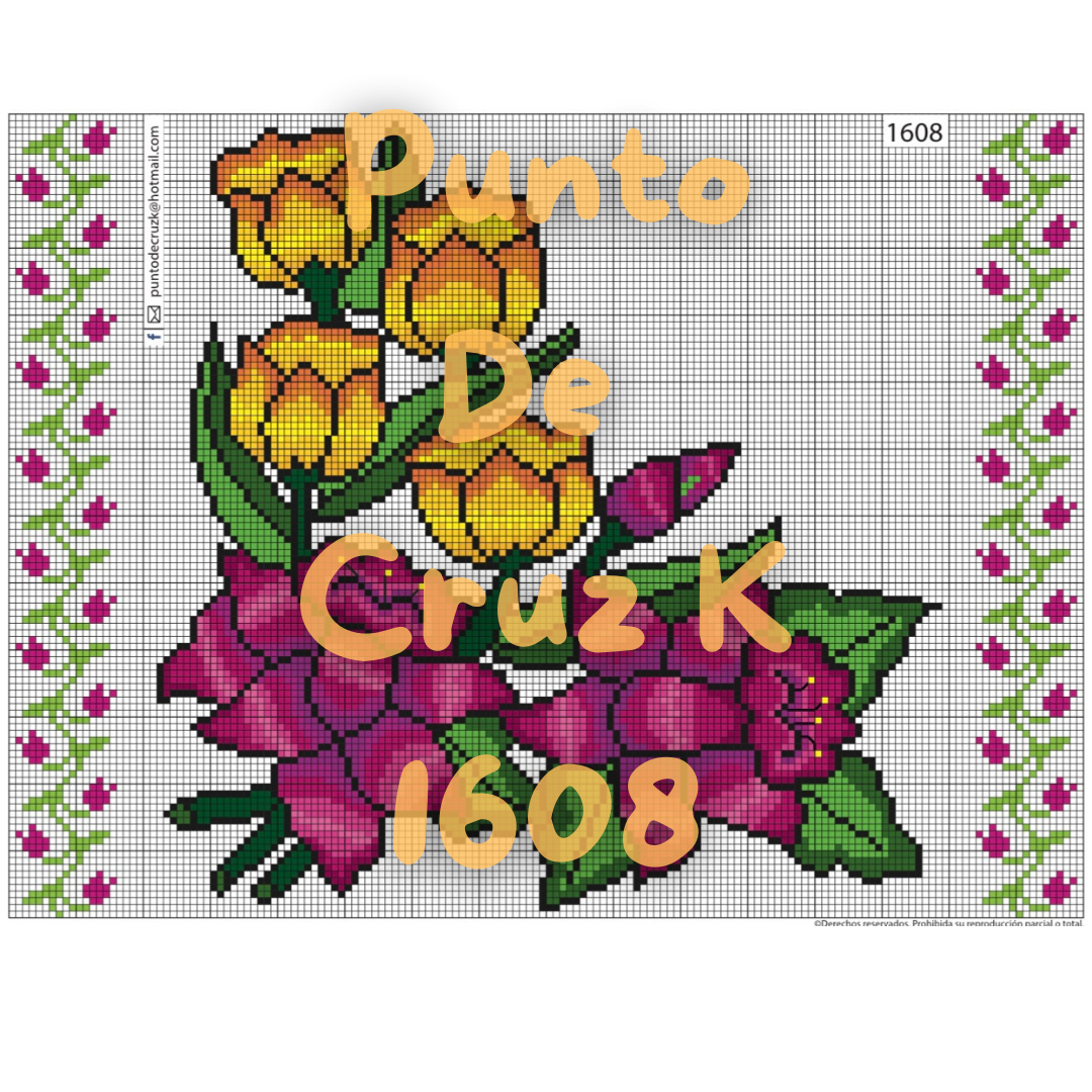 Muestras Punto de Cruz 1600