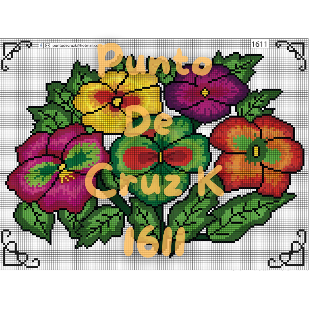 Muestras Punto de Cruz 1600