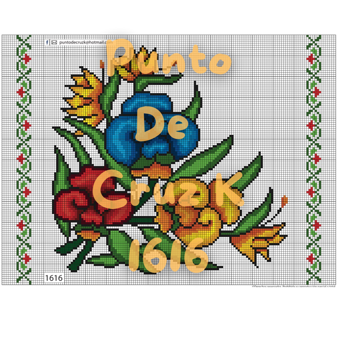 Muestras Punto de Cruz 1600