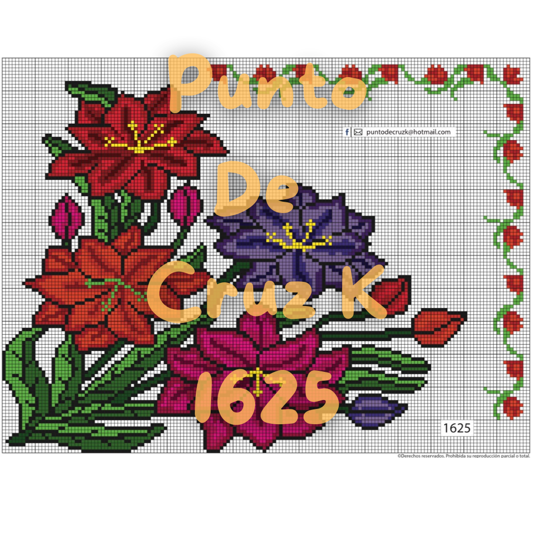 Muestras Punto de Cruz 1600