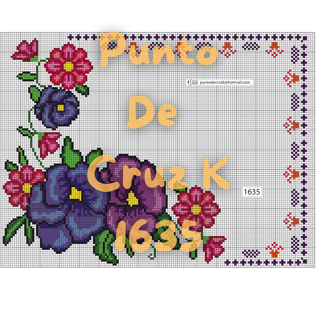 Muestras Punto de Cruz 1600