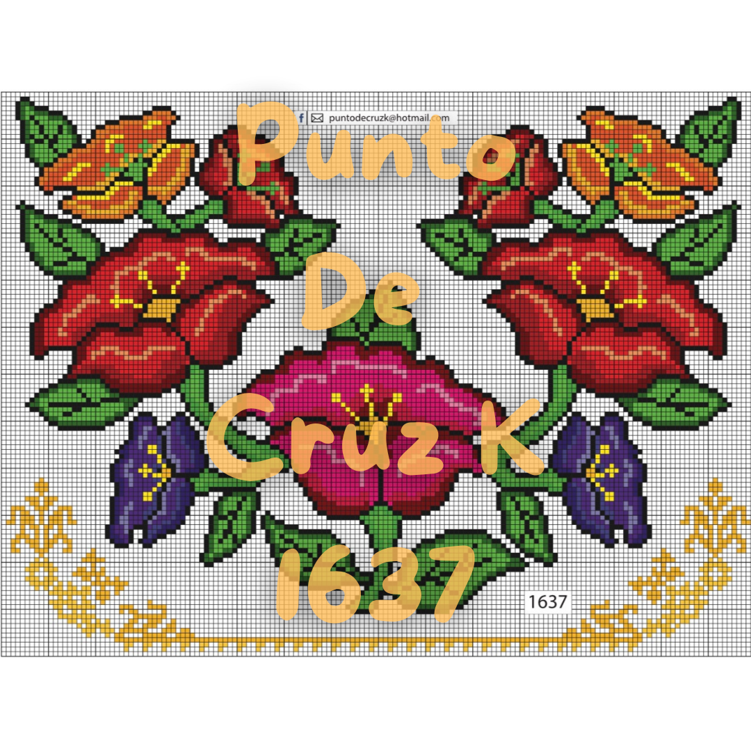 Muestras Punto de Cruz 1600