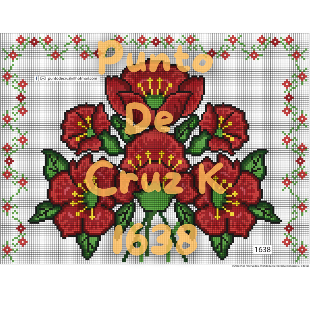 Muestras Punto de Cruz 1600