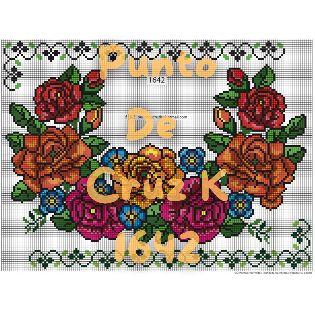 Muestras Punto de Cruz 1600