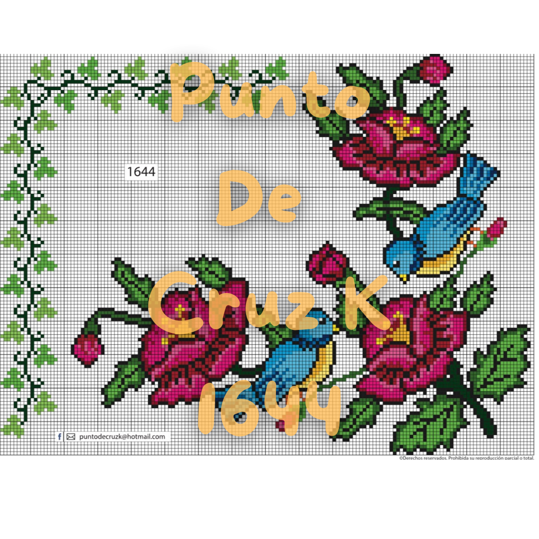Muestras Punto de Cruz 1600