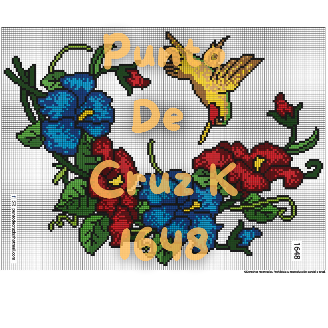 Muestras Punto de Cruz 1600