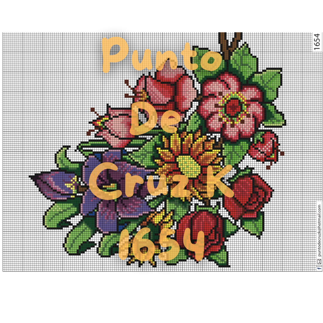 Muestras Punto de Cruz 1600
