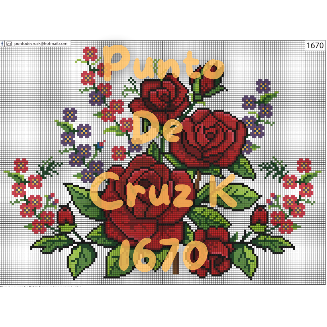 Muestras Punto de Cruz 1600