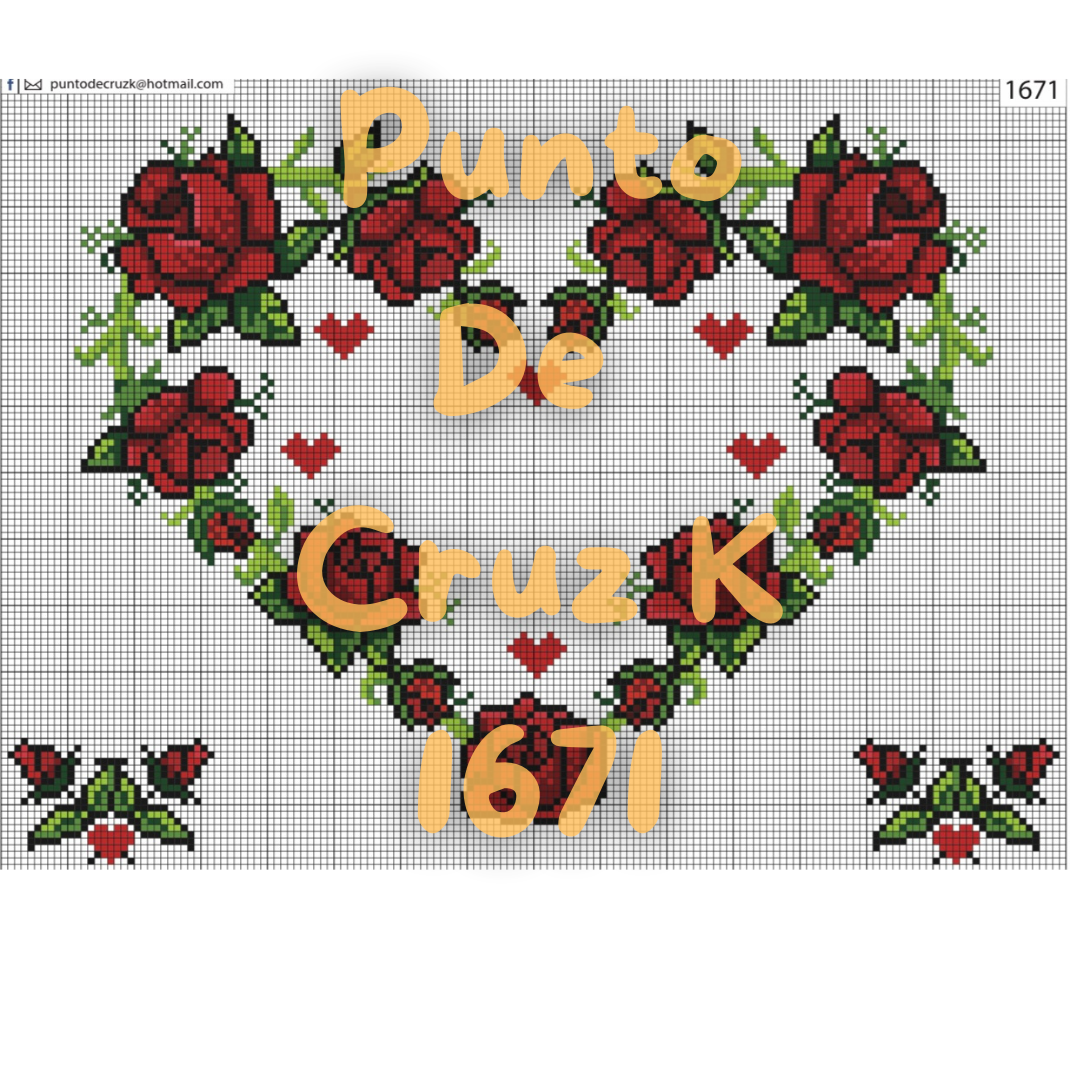 Muestras Punto de Cruz 1600