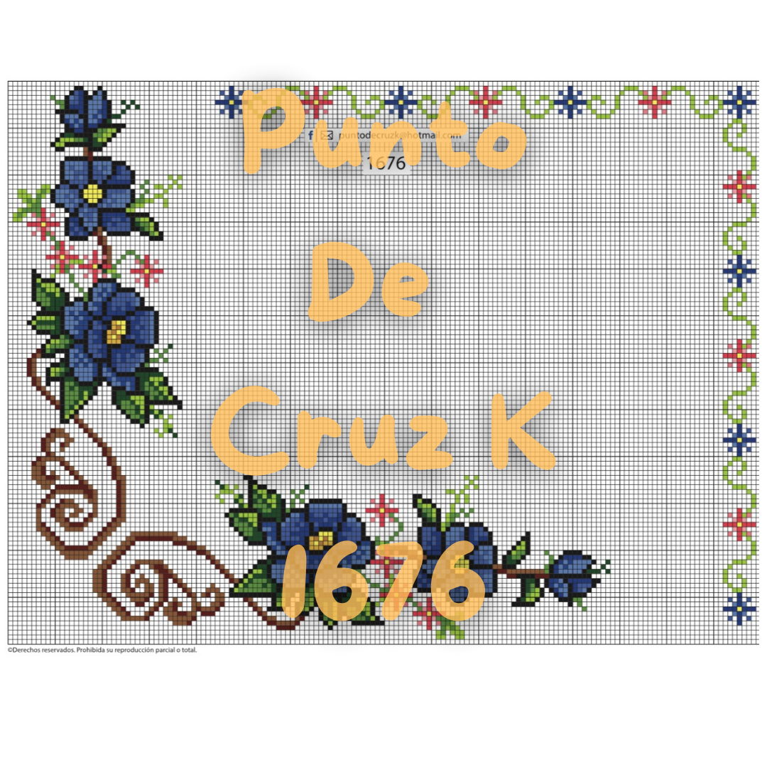 Muestras Punto de Cruz 1600