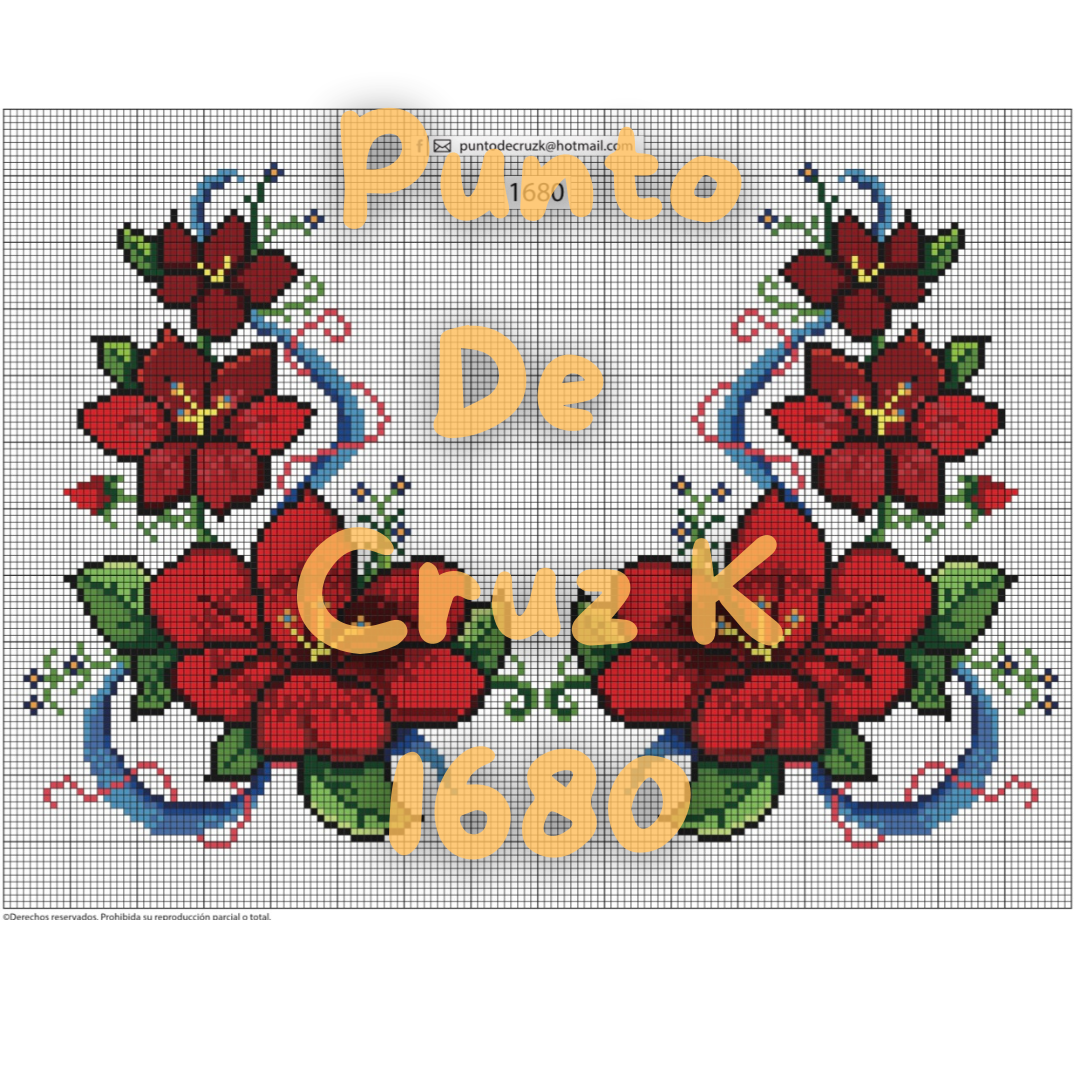 Muestras Punto de Cruz 1600