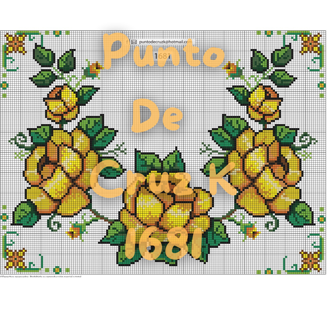 Muestras Punto de Cruz 1600