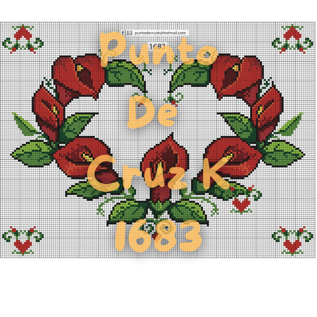 Muestras Punto de Cruz 1600