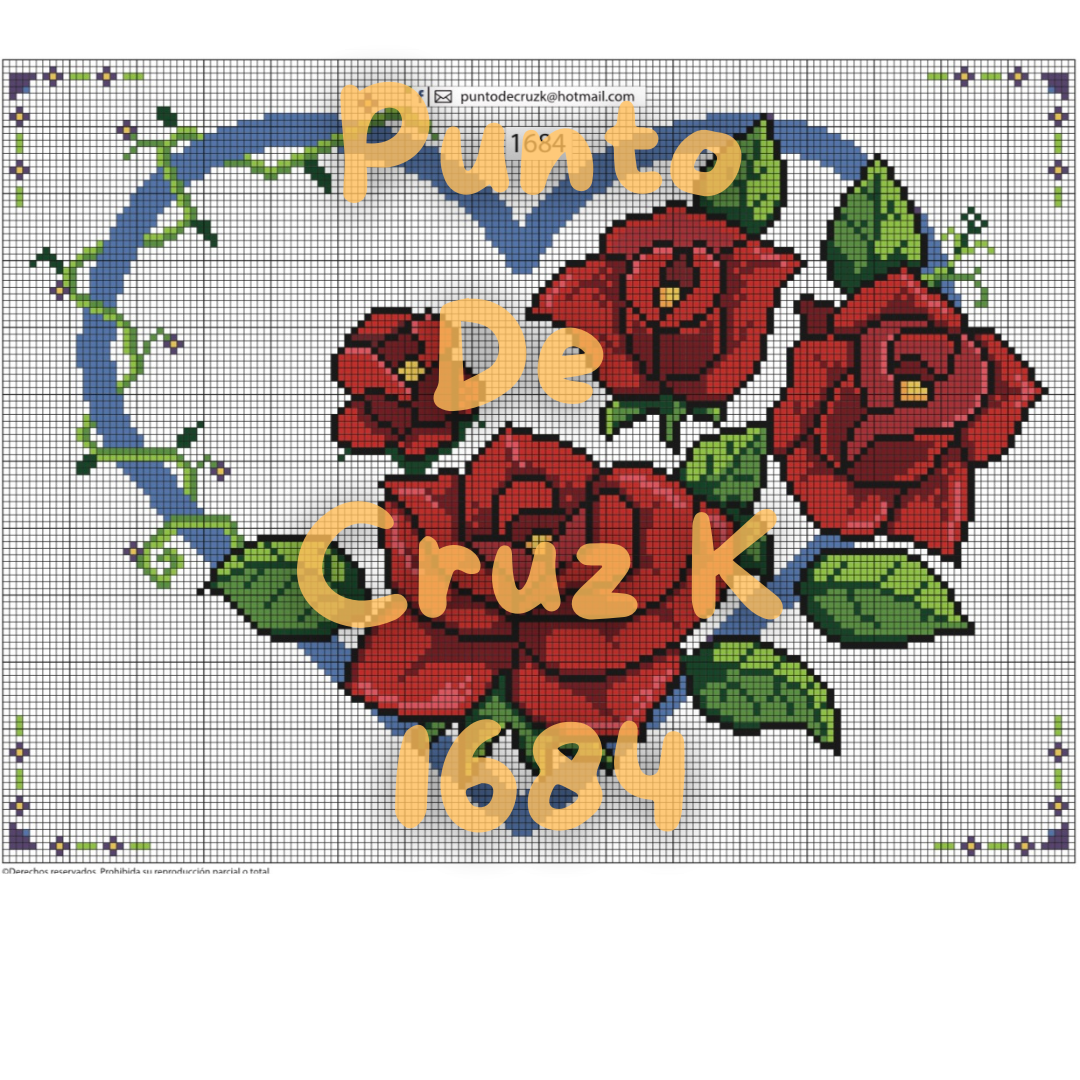 Muestras Punto de Cruz 1600