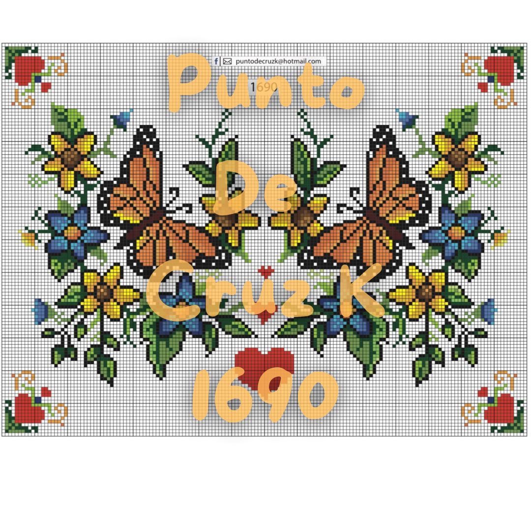 Muestras Punto de Cruz 1600