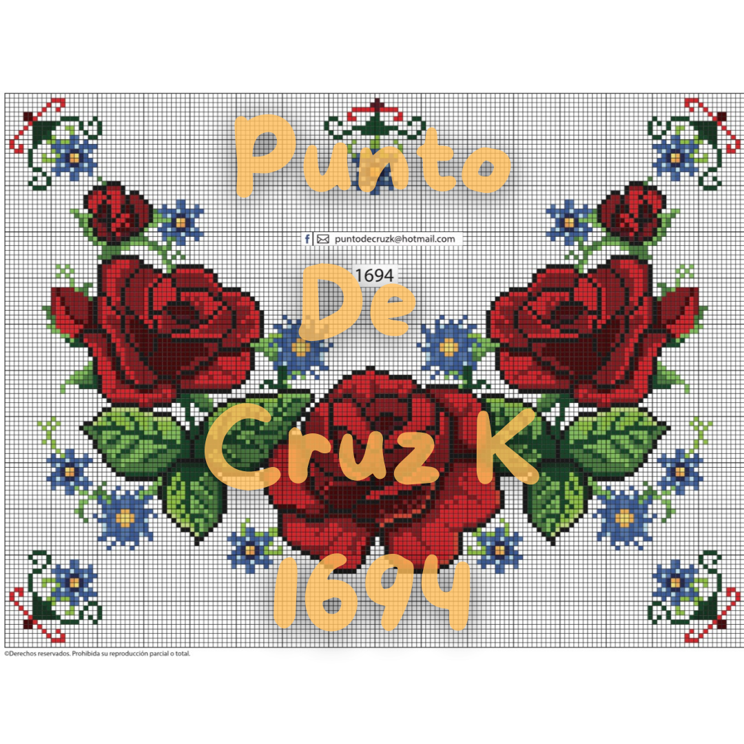 Muestras Punto de Cruz 1600