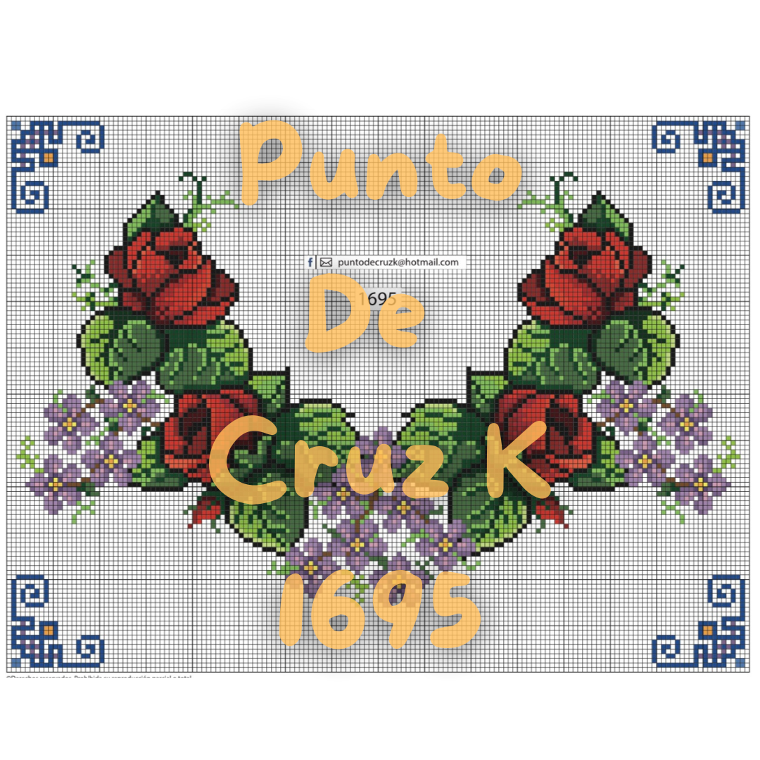 Muestras Punto de Cruz 1600