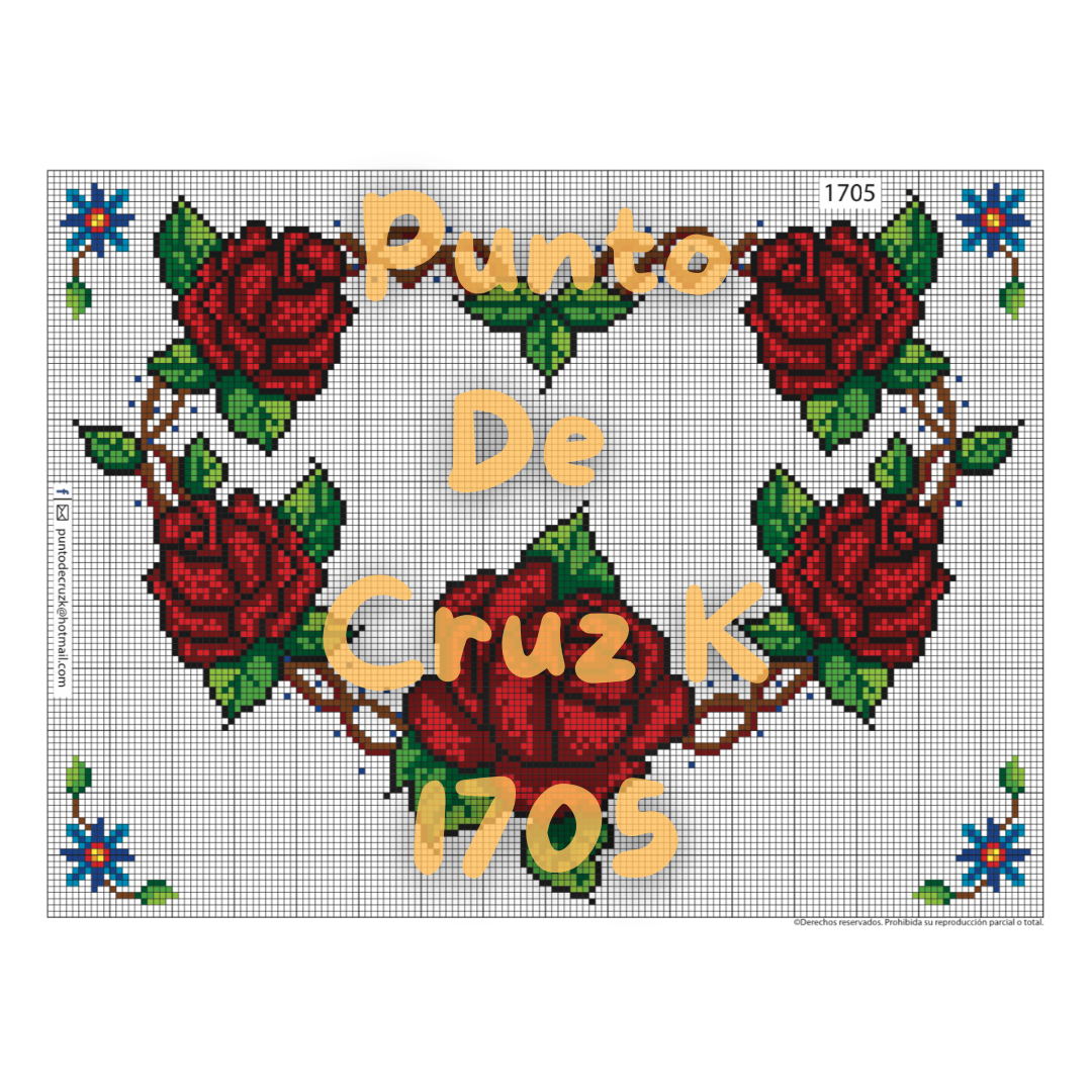 Muestras Punto de Cruz 1700