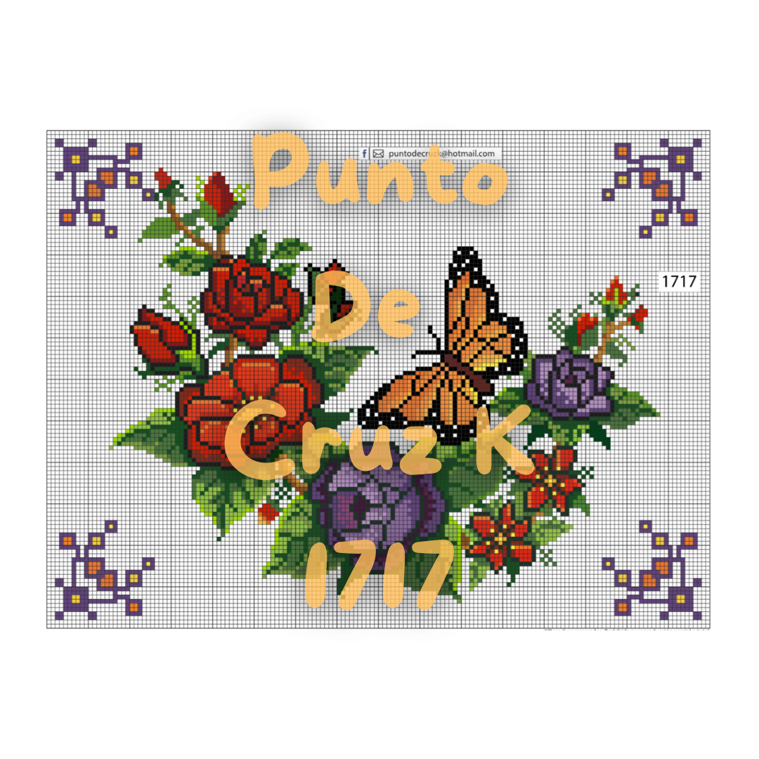Muestras Punto de Cruz 1700