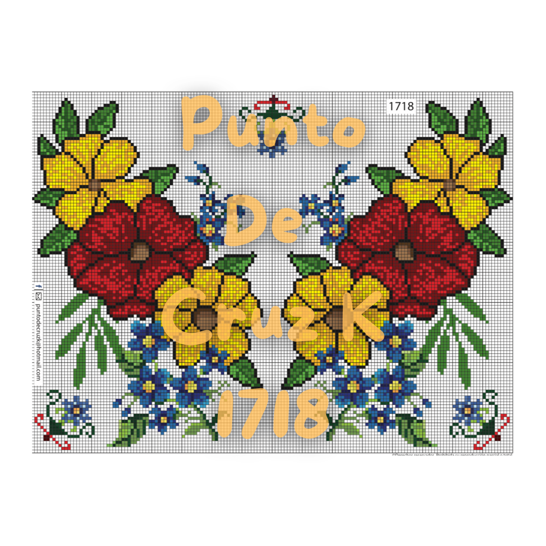 Muestras Punto de Cruz 1700