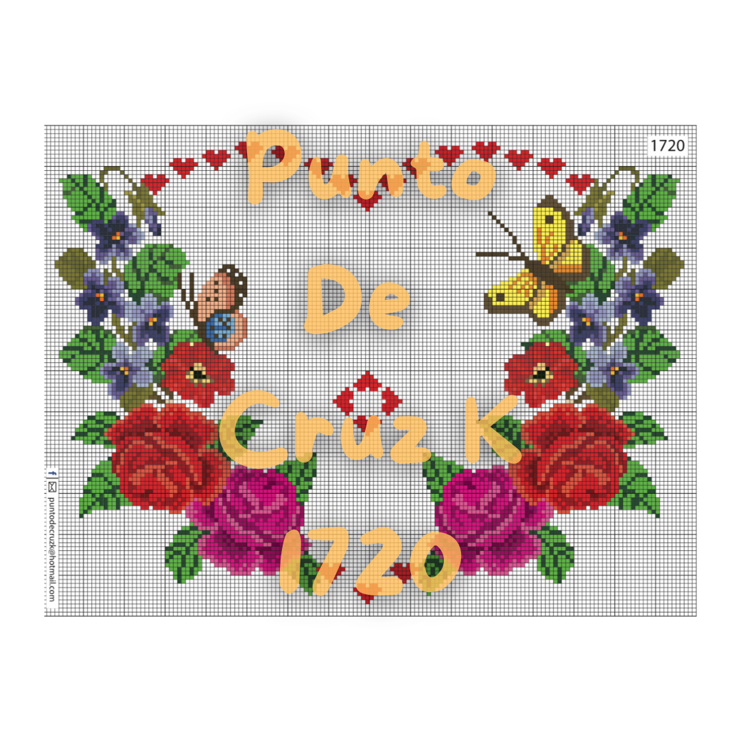 Muestras Punto de Cruz 1700