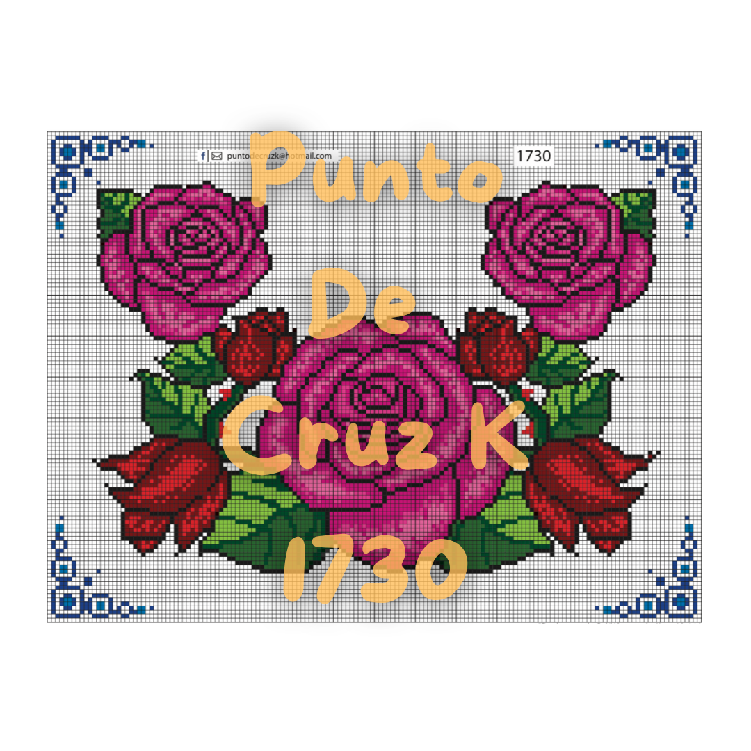 Muestras Punto de Cruz 1700