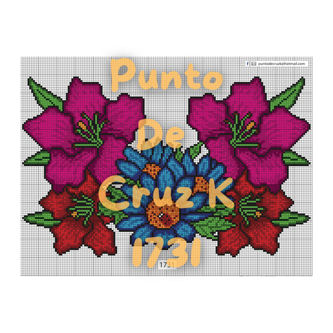 Muestras Punto de Cruz 1700