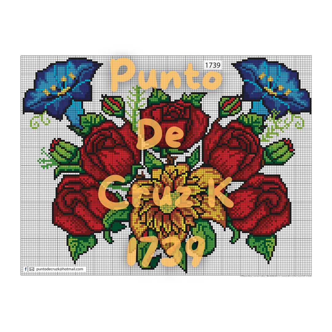 Muestras Punto de Cruz 1700