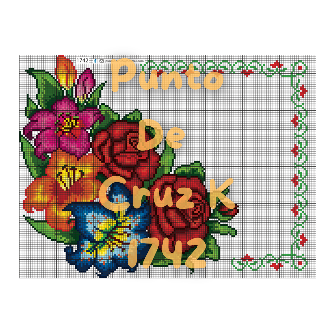 Muestras Punto de Cruz 1700